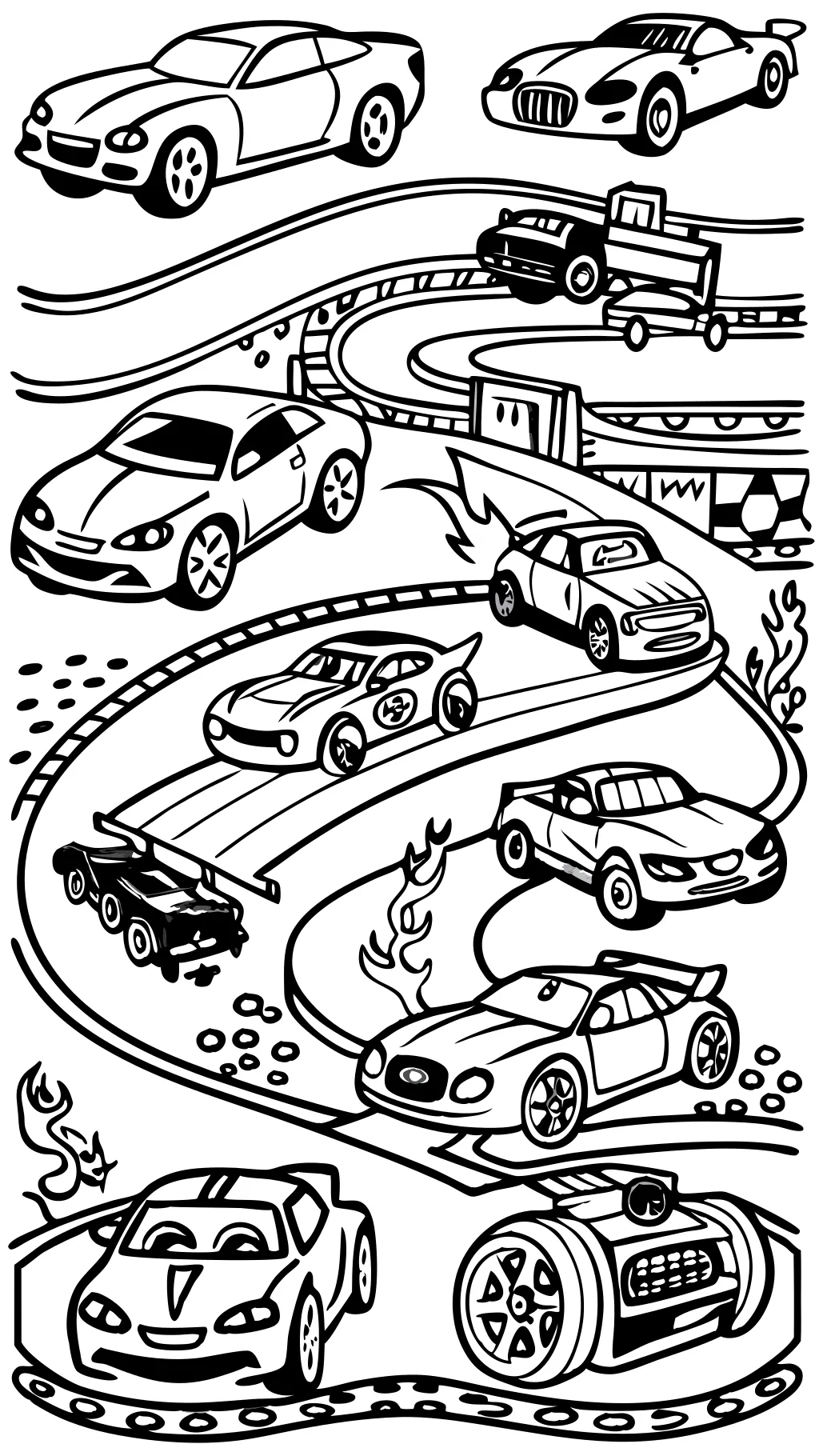 cool hot wheels coloring pages